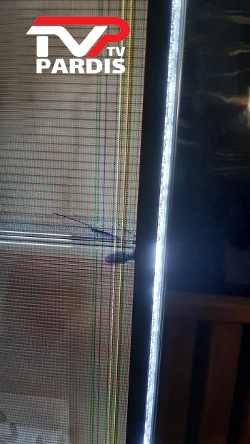 علت جدا شدگی صفحه تلویزیون